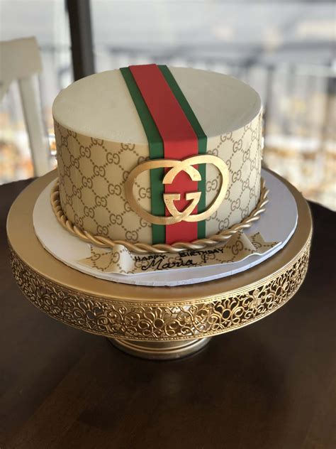 gucci birthday cake